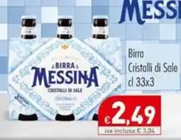 Cash & Carry Grossy Birra Messina Cristalli di Sale offerta