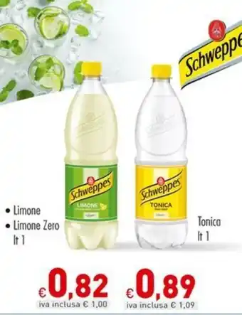 Cash & Carry Grossy Schweppes Limone offerta