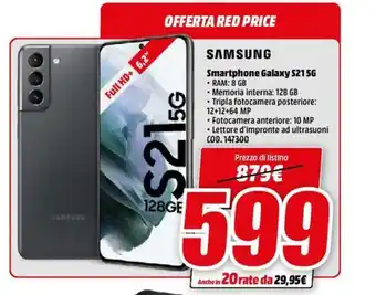 MediaWorld Samsung Smartphone Galaxy S215G offerta