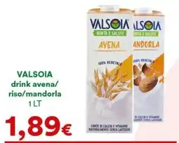 Supermercati Pasquale Prisco Valsolia drink avena offerta