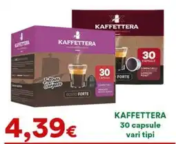 Supermercati Pasquale Prisco Kaffettera 30 capsule vari tipi offerta
