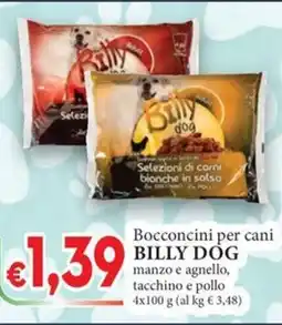 D'Italy Bocconcini per cani BILLY DOG offerta
