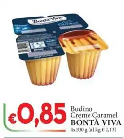 D'Italy Budino Creme Caramel BONTÀ VIVA offerta