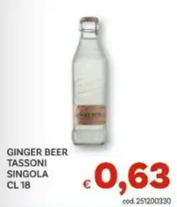Vivo Supermercati Ginger beer Tassoni offerta