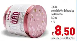 Cash & Carry Grossy Levoni mortadella oro bologna igp con pistacchio offerta