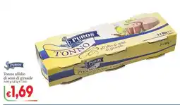 D'Italy Puros tonno all'olio di semi di girasole offerta