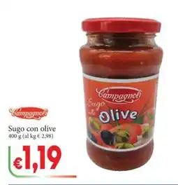 D'Italy Campagnoli Sugo alle Olive offerta