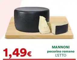 Supermercati Pasquale Prisco Mannoni pecorino romano offerta