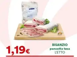 Supermercati Pasquale Prisco Bisanzio pancetta tesa offerta