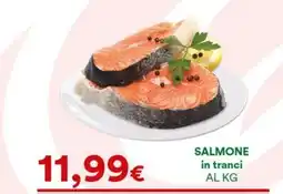 Supermercati Pasquale Prisco Salmone in tranci offerta