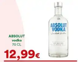 Supermercati Pasquale Prisco Absolut vodka offerta