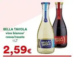 Supermercati Pasquale Prisco Bella tavola vino bianco/rosso/rosato offerta