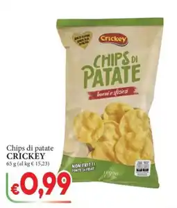 D'Italy Chips di patate Crickey offerta