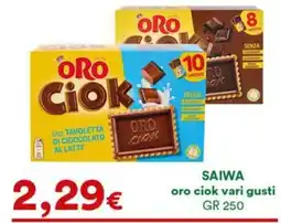 Supermercati Pasquale Prisco Oro Ciok offerta