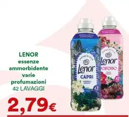 Supermercati Pasquale Prisco Lenor essenze ammorbidente varie profumazioni offerta