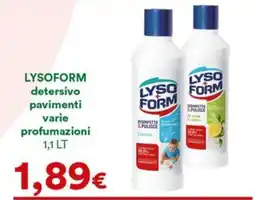 Supermercati Pasquale Prisco Lysoform detergente pavimenti offerta