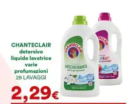 Supermercati Pasquale Prisco Chanteclair detergente liquido lavatrice offerta