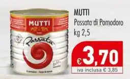 Cash & Carry Grossy Mutti Passata di Pomodoro offerta