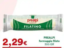 Supermercati Pasquale Prisco Prealpi formaggio filato offerta