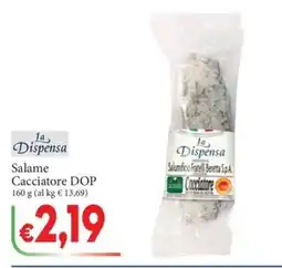 D'Italy Salame Cacciatore DOP offerta