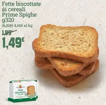 Fette biscottate ai cereali Prime Spighe