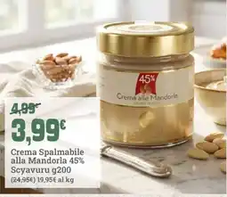 Banco Fresco Crema alle Mandorle Scyavuru offerta
