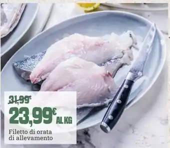 Banco Fresco Filetto di orata di allevamento offerta