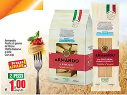 Elite Armando pasta di grano di filiera offerta