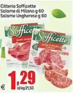Elite Sofficette Salame di Milano offerta