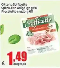 Elite Citterio Sofficette Speck Alto Adige Igp offerta