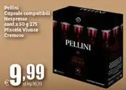 Elite Capsule compatibili Nespresso Pellini offerta