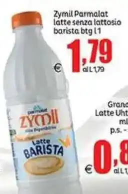 Elite Zymil Parmalat latte senza lattosio barista offerta