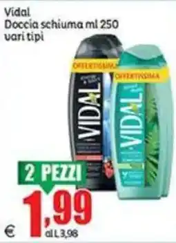 Elite Doccia schiuma Vidal offerta