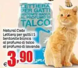 Elite Natural Code Lettiera per gatti offerta