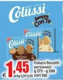 Elite Colussi Biscotti porzionati offerta
