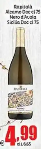 Elite Rapitalà Alcamo Doc Nero d’Avola Sicilia Doc offerta