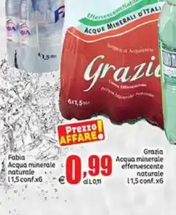 Elite Fabia Acqua minerale naturale offerta