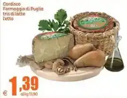 Elite Cordisco Formaggio di Puglia tris di latte offerta