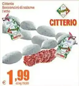 Elite Bocconcini di salame Citterio offerta
