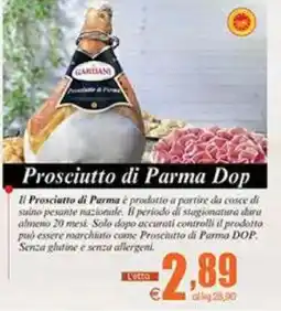 Elite Prosciutto di Parma Dop Gardiani offerta