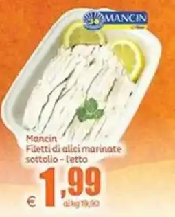 Elite Mancin Filetti di alci marinate sottolio offerta