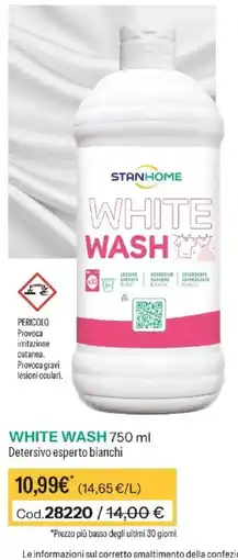 Stanhome Stanhome white wash offerta