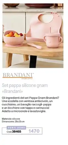 Stanhome Set pappa silicone gnam Brandani offerta