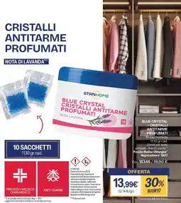 Stanhome Blue Crystal cristalli antitarne profumati nota lavanda offerta