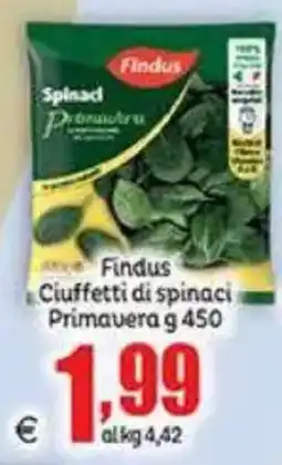 Elite Findus Ciuffetti di spinaci Primavera offerta