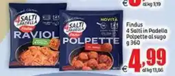 Elite Findus 4 Salti in Padella Polpette al sugo offerta