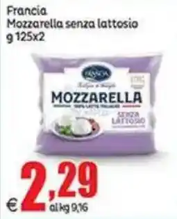Elite Mozzarella senza lattosio offerta
