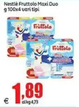 Elite Nestlé Fruttolo Maxi Duo offerta
