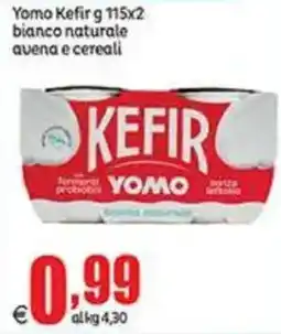 Elite Kefir Yomo bianco naturale avena e cereali offerta