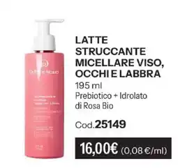 Stanhome Latte struccante micellare viso, occhi e labbra Dr Pierre Ricaud offerta
